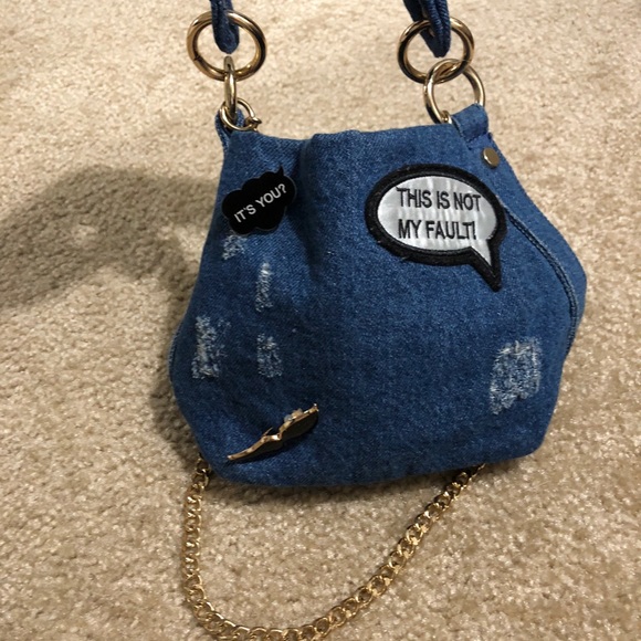 Zara Handbags - Zara denim bucket bag